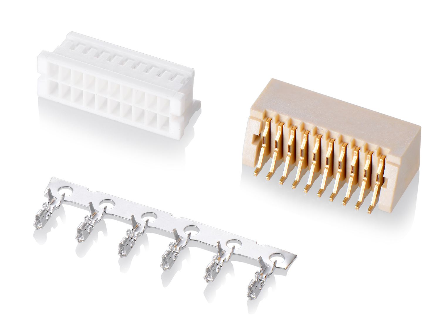 1511 Double Row Series 1.50mm Pitch (.059＂) 線對板連接器